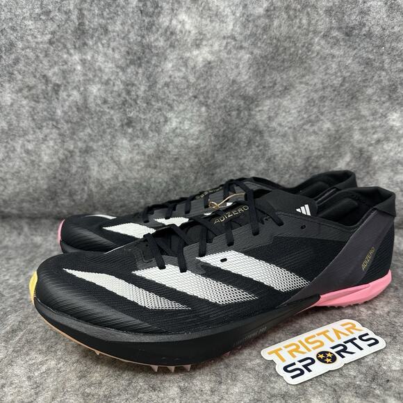 Adidas adizero Ambition Track Spikes Mens Size 13 Black IG9905 - Picture 1 of 10